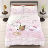 Hello Kitty Printed Bedroom Bedding Set Duvet Cover Christmas Gifts Comforte Cartoon With Pillowcase