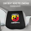 Для автомобиля Abarth Стиль Чехол на подголовник Подушка для шеи на сиденье Чехол FIAT 500 FR Ducato Doblo Freemont Idea Stilo Panda