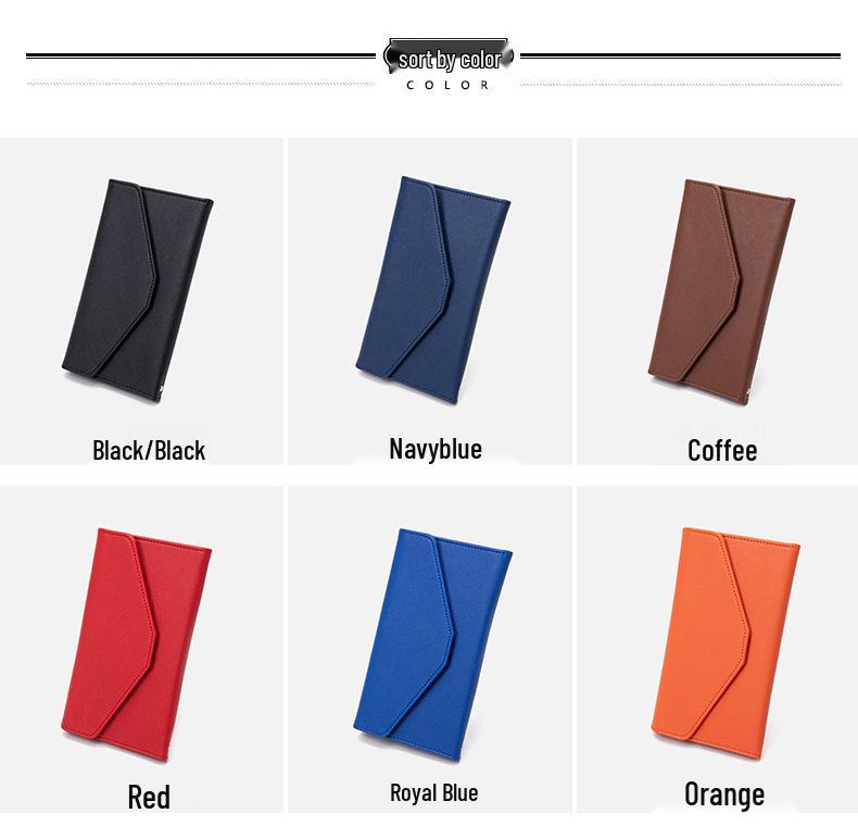 Tao Yin 2024 RFID Защита от кражи Держатель для паспорта и карт: Простой, однотонный, многофункциональный для путешествий