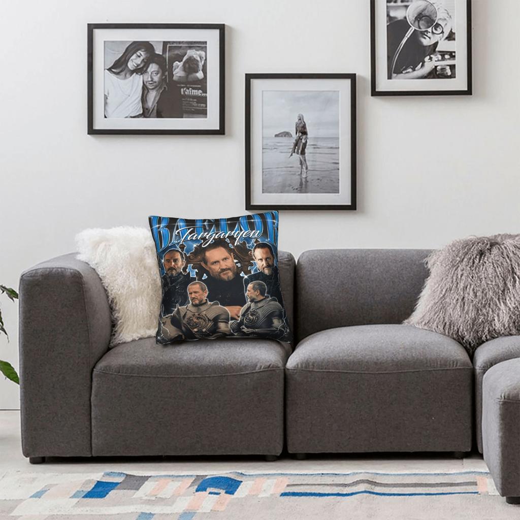 Baelor Targaryen Pillow Case Soft Pillow Cover Cute Funny Pillowcases For Living Room Chair