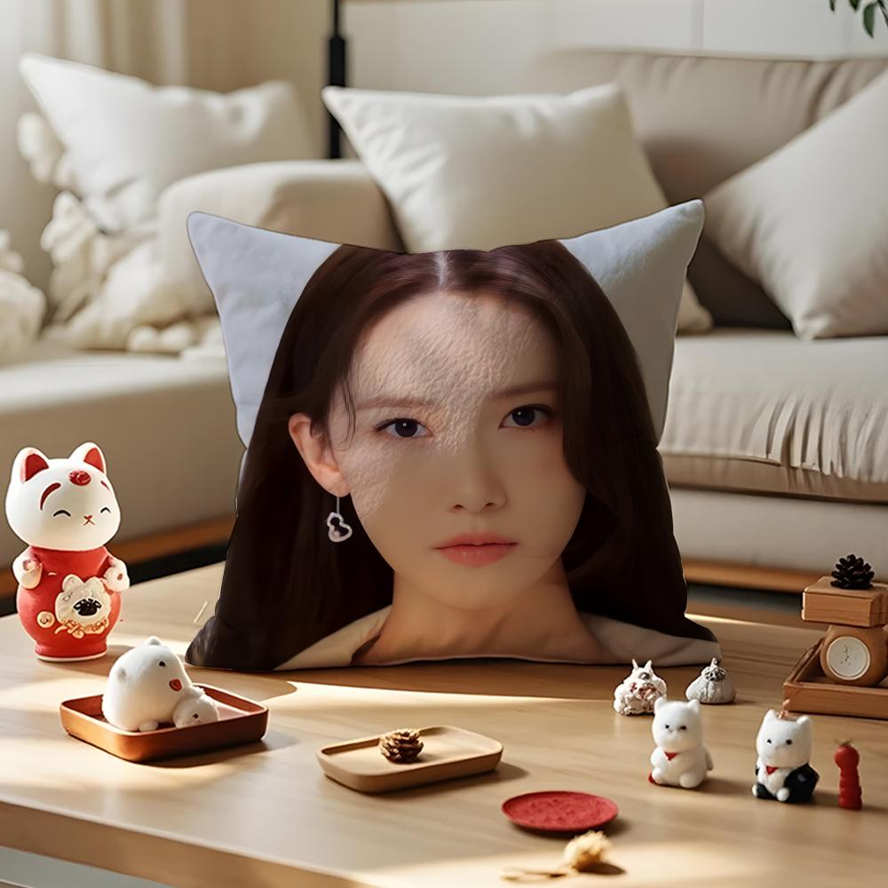 Наволочка Yoona для подушки от пылевых клещей, наволочка на молнии-невидимке, шелковистая коротковорсовая наволочка для диванной подушки