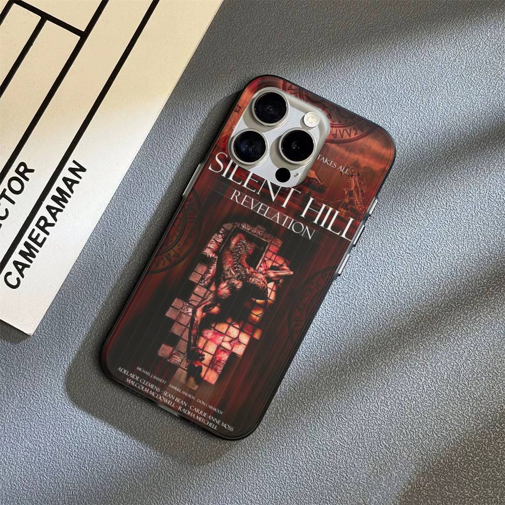 Чехол для телефона Silent H-Hill Horror Game для iPhone 17 16 15 11 12 13 14 Pro Max Мягкий гофрированный силиконовый чехол