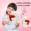 Embroidery Custom Name For Children Long Ear Bunny Cartoon Toy Dolls For Kids Children Birthday Gift
