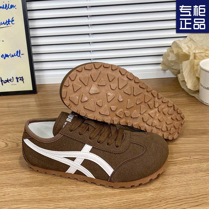 2025 весна новые повседневные одинарные туфли модные универсальные спортивные туфли Forrest Gump кроссовки модные ретро мягкая подошва немецкие кроссовки женские