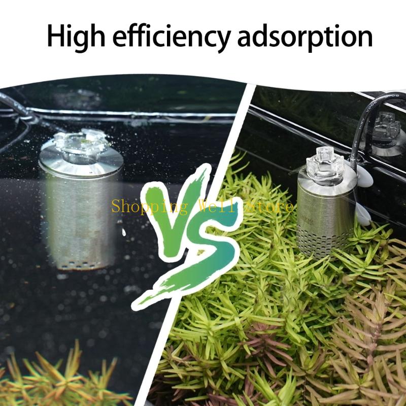 KX4B Компактные Аквариумы Удаление Масла Нержавеющая Сталь Электрический Инструмент для Очистки Воды