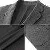 Мужской утолщенный блейзер FIRS из смесовой шерсти в стиле business casual