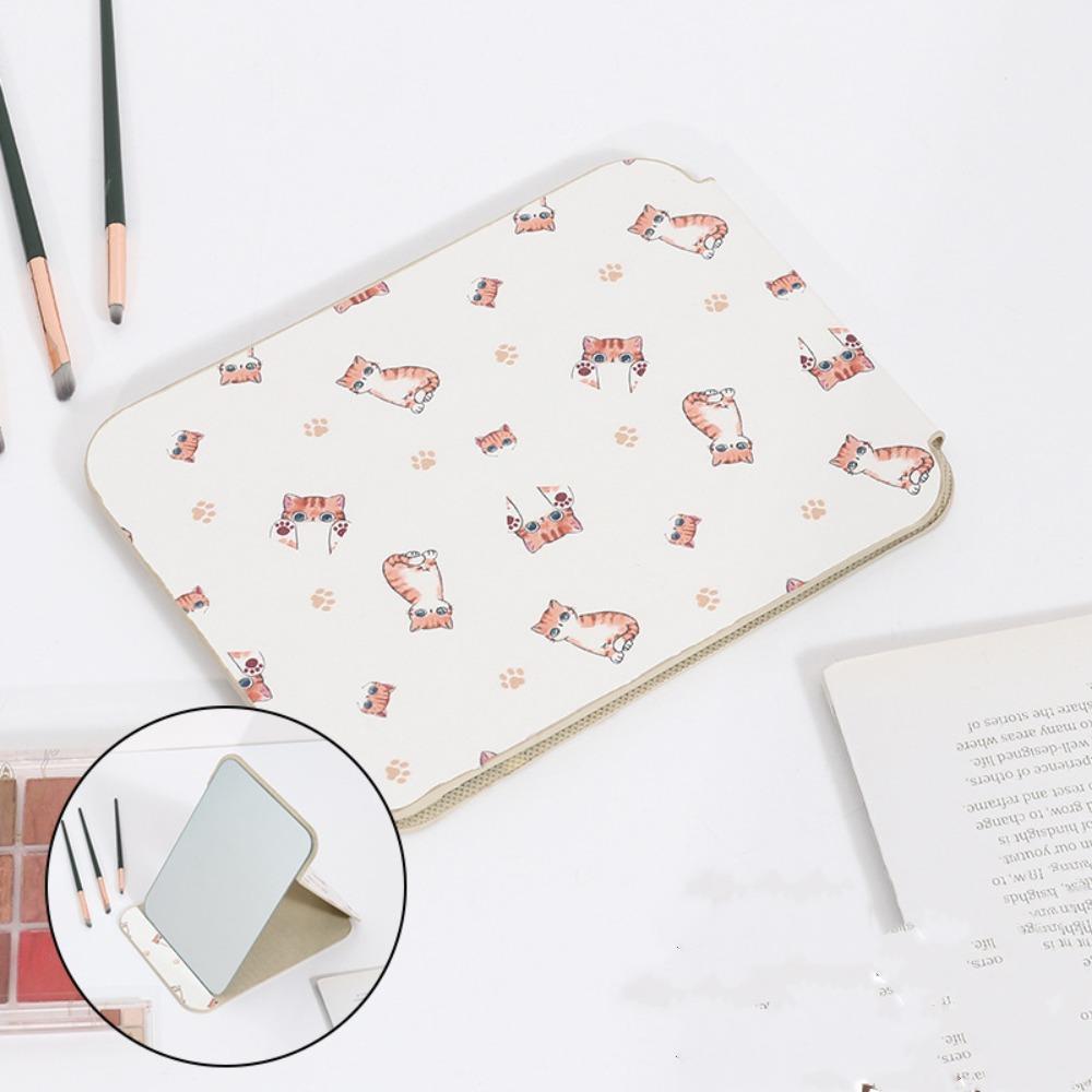 Folding Desktop Stand Mirror Portable Vanity Mirror Easy To Carry Makeup Mirror