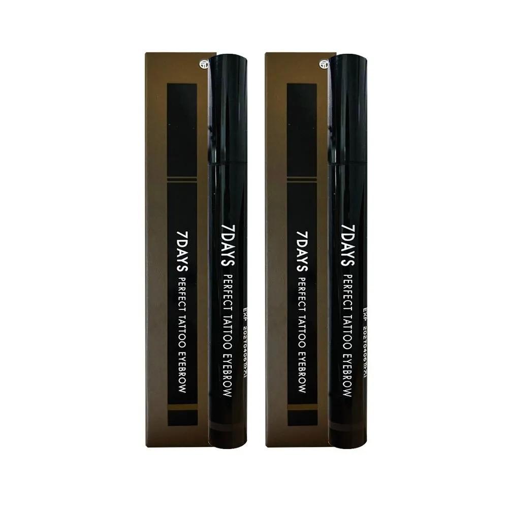 Tony Moly 7DAYS Perfect Tattoo Eyebrow Dark Brown x 2