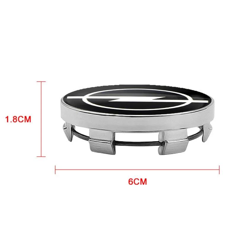 4Pcs 56mm Car Wheel Stickers Center Hub Cap Car Emblem Badge For Opel Astra j g Insignia Corsa d Vectra c Zafira a Auto Gadgets