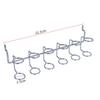 Cold-rolled Steel Six-Ring Hanging Hook Silver Pegboard Hooks Pegboard Accessories