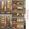 Elegant Chinese Style Hotel and Teahouse Signage for Private Rooms and Club