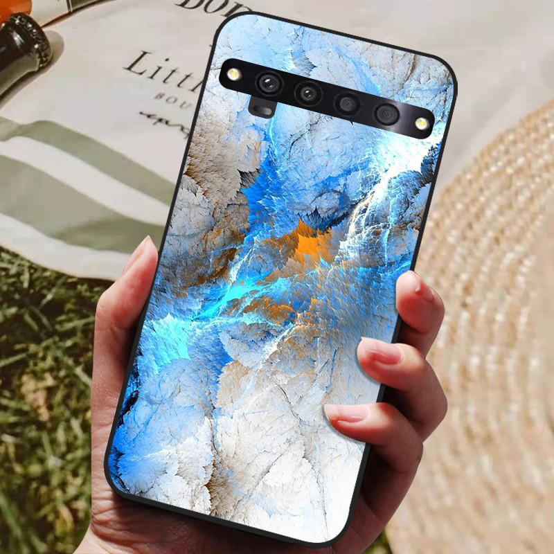 Мягкий ТПУ чехол для TCL 10 Pro Чехол T799B Силиконовый Мультяшный Задний Бампер Coque для TCL 10 Pro Чехлы T799H 10Pro Защитные Фундас