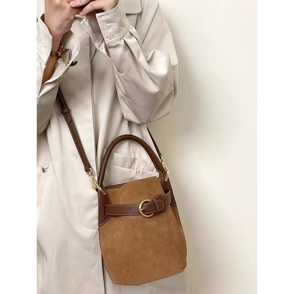 Purple, Velvet Bags, Bucket Bags, Women's Bags, Single-shoulder Bags, Crossbody Bags