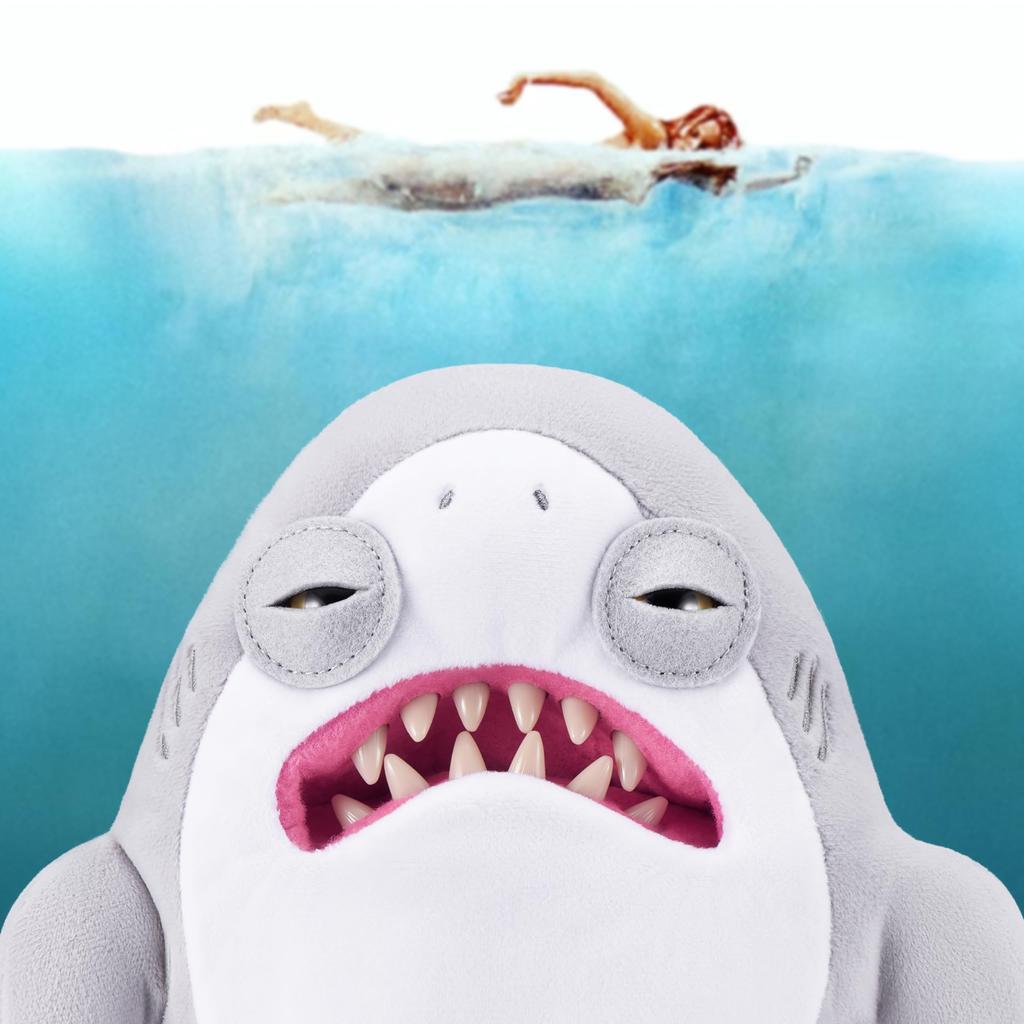 Fuggler Jaws 15747 Shark Monster Plush, Approx. 22.5 cm, Ages 6+