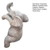 Flower Pot Figurine Elephant Ornament Unique Table Shape Decorative Carved Decoration for Home