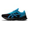 Asics Novablast 1 Удобная Универсальная Ткань Низкий Верх Повседневные Кроссовки для Бега Мужские кроссовки Синий Черный 1201A065-008