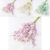 Fivebranch Oncidium Artificial Flower Bundle For Hotel And Event Decoration With Durable Silken Material