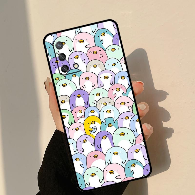 Милый Мультяшный Чехол-Пингвин для Oppo A5 Pro A6 A16 A76 A96 A17 A57 A40 A60 A80 A98 A58 A78 A18 A38 A54 A74 A94 A15
