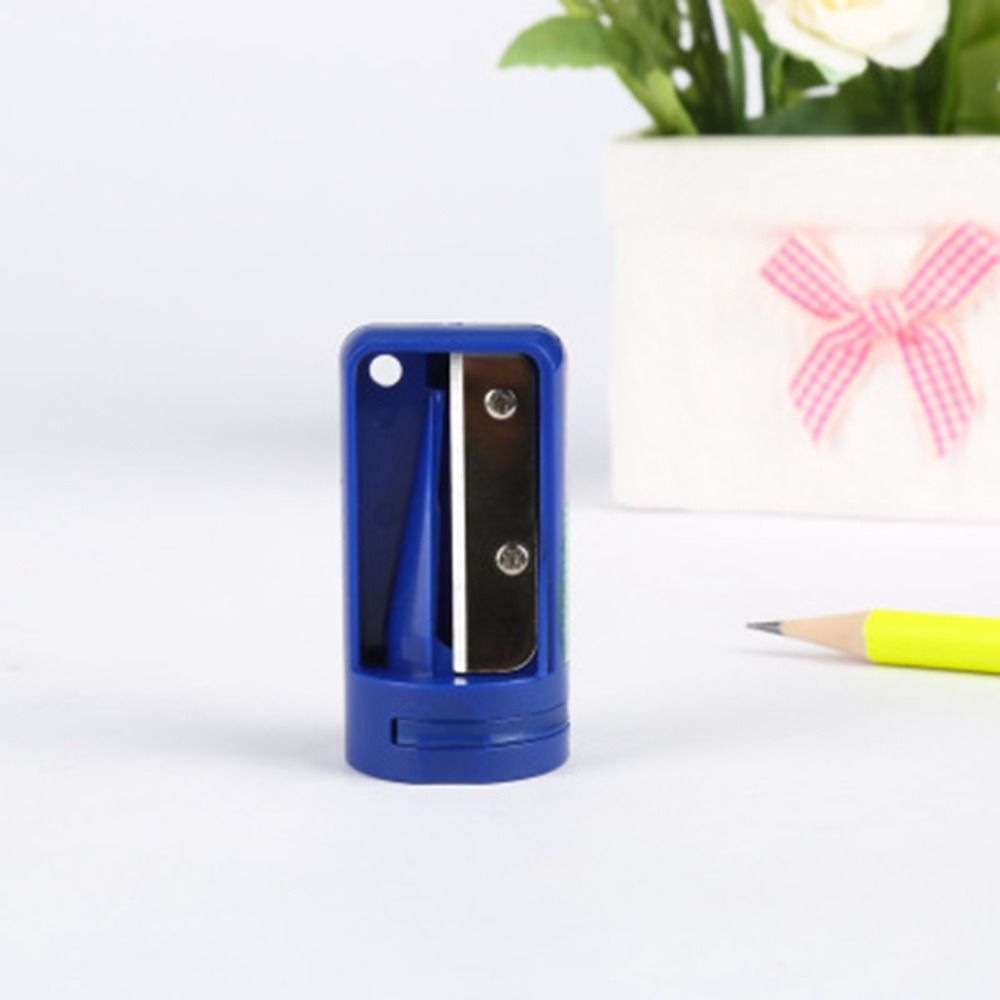 Blue Carpenter Pencil Sharpener Portable Woodwork Pencil Cutter Woodworking Hand Tools   Student