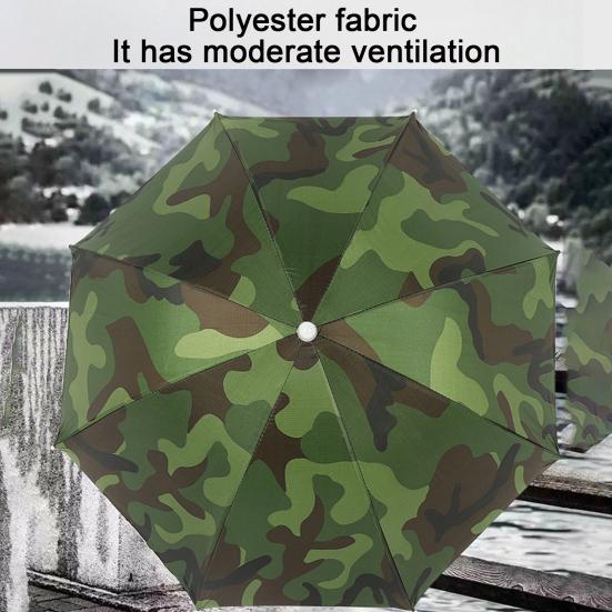 Складная уличная шляпа-зонт для женщин и мужчин, головные уборы для рыбалки, шляпа от солнца, 8 ребер, пляжная шляпа для кемпинга, рыбалки, головные уборы