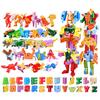 King Kong Team English Alphabet Deformation Dinosaur Early Education Toy Gift