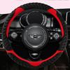 Зимние плюшевые чехлы на руль автомобиля 38 см для Mini Cooper S JCW One D F54 F55 F56 F57 F60 Автоаксессуары