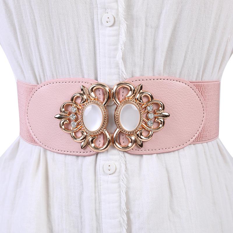 1Pc Women Retro Elastic Stretchy Dress Narrow Waist Belts Dress Accessories Women Skirt Decoration