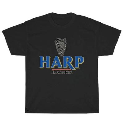 Мужская футболка American Lager-Harp Logo, смешная, размеры от S до 5XL