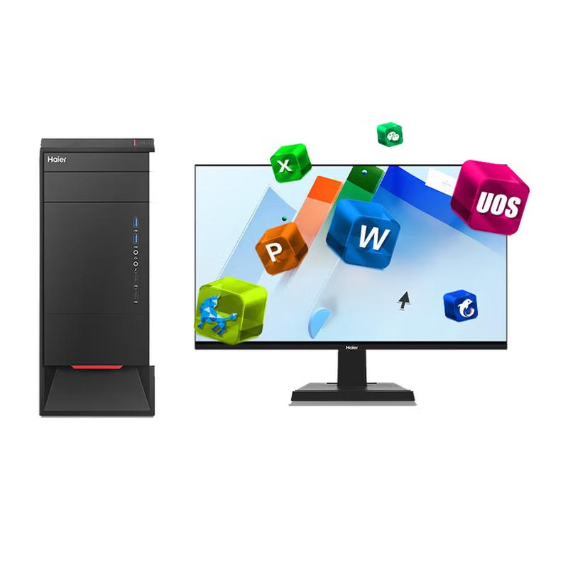 Haier Boyue LX12 Xinchuang Desktop PC with Monitor (CN version)