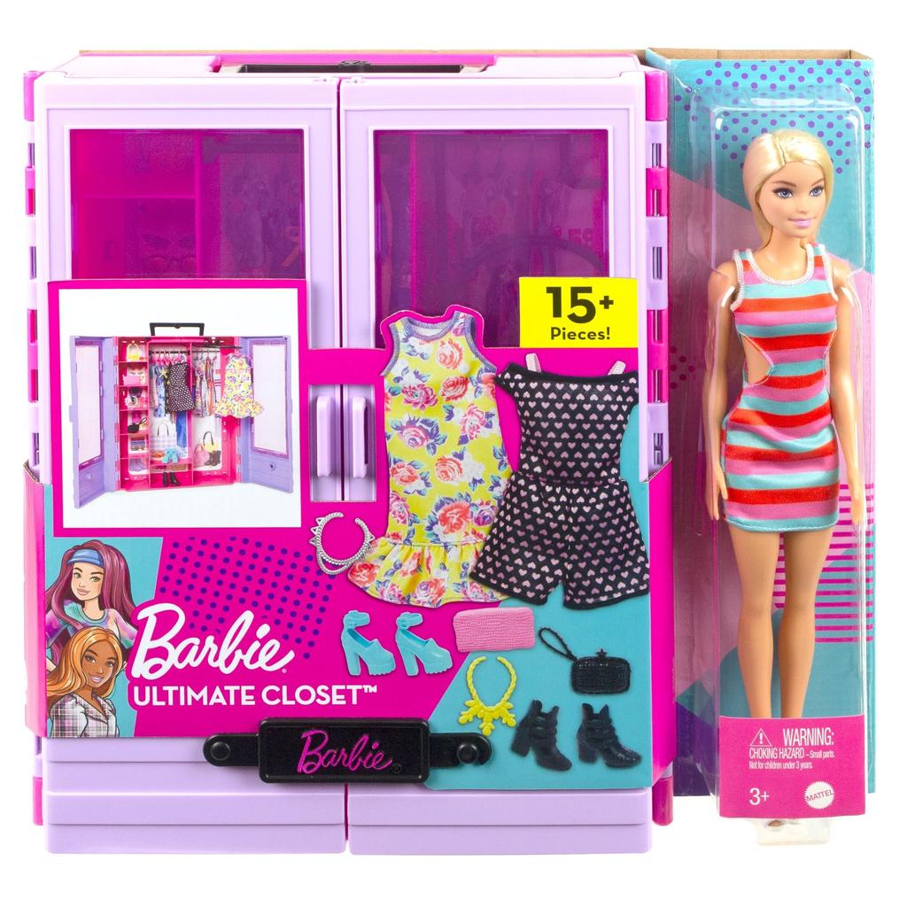 Barbie Barbie and Purple Closet Various Doll Fashion Set Barbie Doll years old and coordinations! & [Dress-up Doll] [Doll & Accessories] [3 up]
