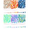 1000 шт. Смесь 2-8 мм, Красивые AB, Не-AB, Радужные цвета Жемчужины полукруглой формы с плоской задней частью, Разноцветные Кристальные драгоценные камни Не термофиксация Стразы для ювелирных изделий DMC