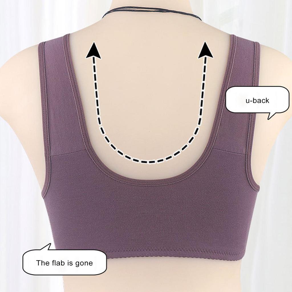 Бюстгальтер с застежкой спереди, высокоэластичный, супер мягкий, впитывающий пот, с принтом, без стального кольца, бюстгальтер, бюстгальтер для женщин