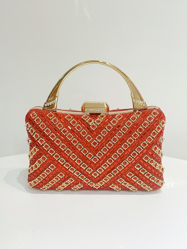 Ретро европейско-американский клатч с полным бриллиантовым покрытием: Элегантная сумка кроссбоди на одно плечо для светских львиц и вечерних мероприятий