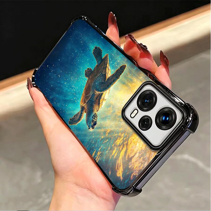 Летняя Морская Черепаха Милый Мягкий Чехол Для Телефона Для Xiaomi Poco X7 X8 Pro Max X6 X5 X3 F8 Ultra F7 M8 M7 M5S Redmi 15C 15A 15 14C 13C 12C