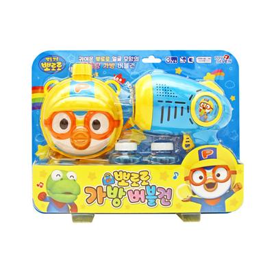Пистолет для мыльных пузырей Pororo Bag, корейские игрушки