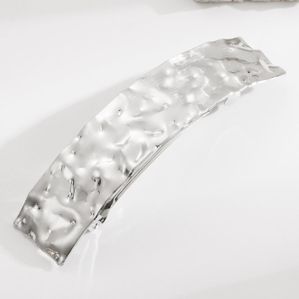 Korea Simple Metal Hairpins for Women Hollow Star Heart Shape Hair Clips Gold Color Hairgrip Hair Accessories