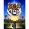 Diamond Painting "Tiger" Animal 5D DIY Full Round Diamond Embroidery Kit Rhinestone Cross Stitch Decoration Mosaic Picture Gift