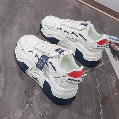 Весна-осень Без каблука Road Runner Женские Высота Обувь для гольфа Высокие каблуки Кроссовки Спорт Высокий уровень Женская обувь Стиль