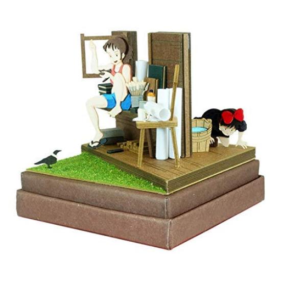 Sankei Studio Ghibli мини Служба доставки Урсула и Кики Бумажная поделка MP07-92 Кики