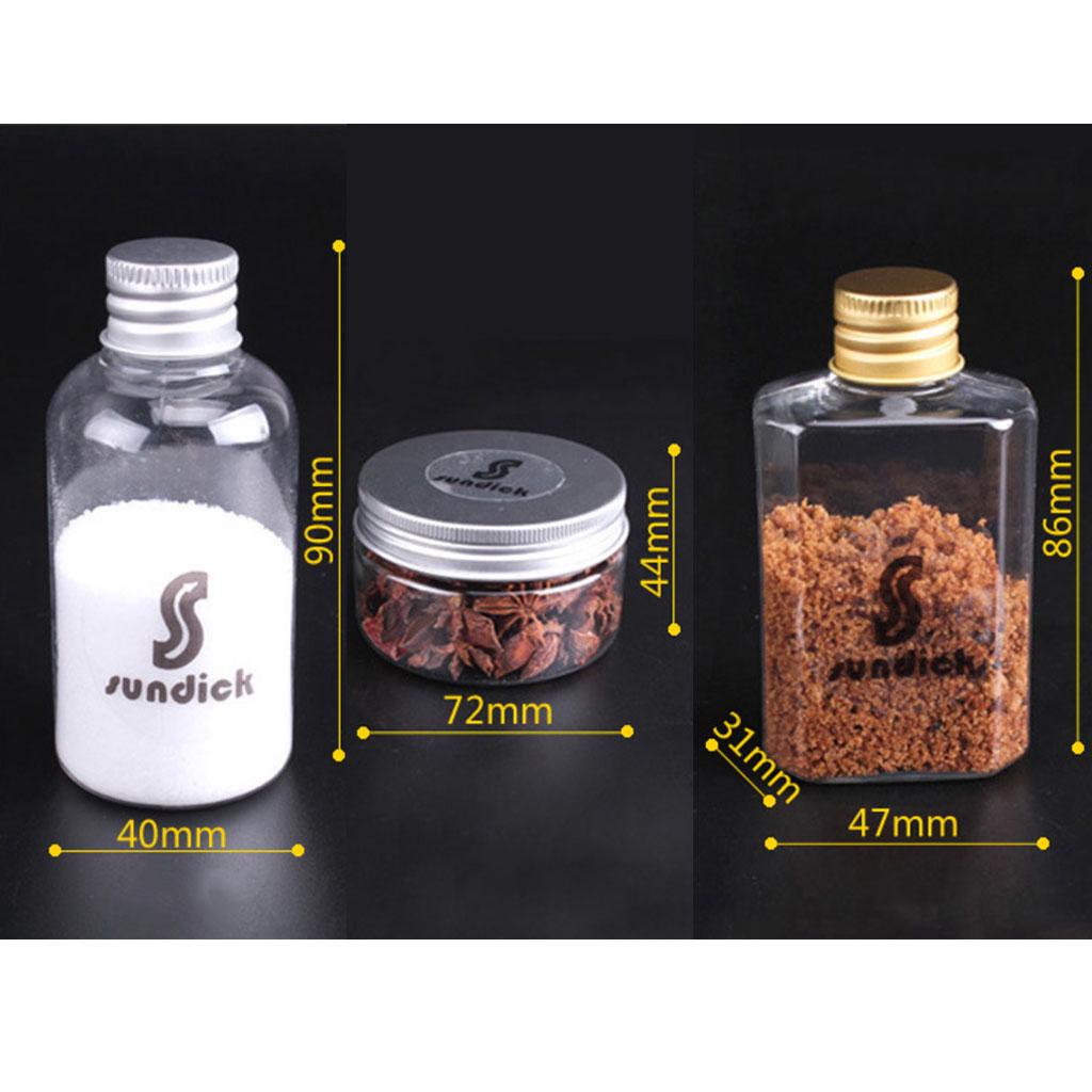 6шт барбекю баночки для специй приправа перец соль бутылка с дорожной сумкой