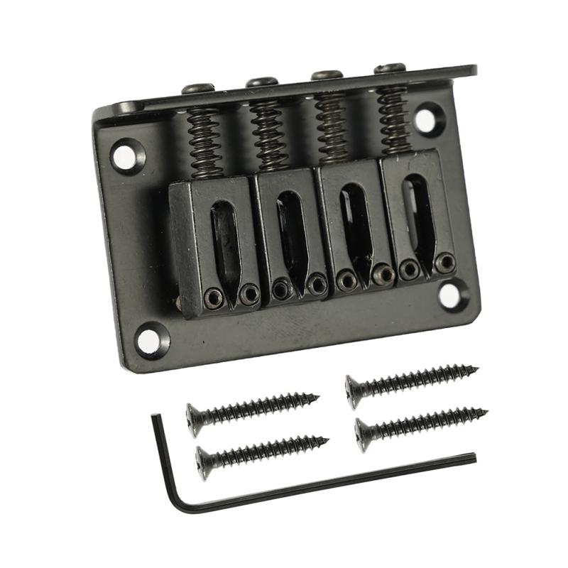 4-струнный бридж хардтейл для электрогитары, запчасти для замены, бридж со струнодержателем, совместимый с сигарой