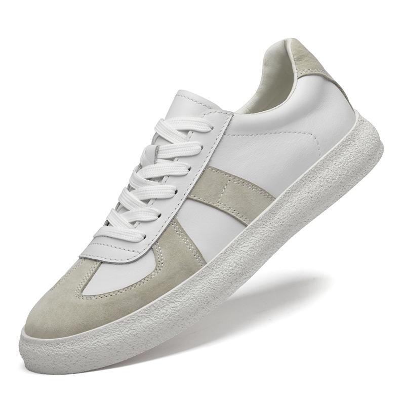 Man Leather Elevator Sneakers Men Height Increase 6cm Chunky Shoes Sports