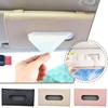 Car Sun Visor PU Leather Tissue Holder Mask Holder Sun Storage Auto Interior Visor Holder Accessories Car Decoration S4V8