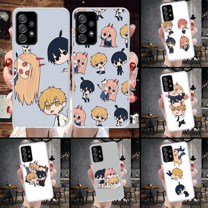 Милый Мягкий Чехол для Телефона C-Chainsaw Man Для Samsung Galaxy S22 S23 S24 S25 Edge S26 Ultra S20 FE S21 Plus + Fundas Coque Galaxy S20