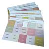 5 Sheets Bible Tab Large Letter Print PVC Self-adhesive Bible Sticky Index Label Book Page Marker Sticker Bible Study Journaling Supplies