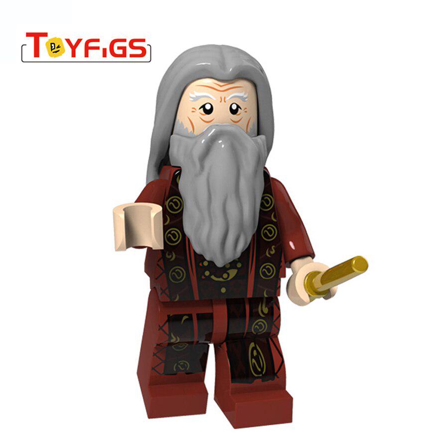 Фигурки Харри Поттера Фантастические твари Рубеус Добби Финниган Гермиона Кирпичи Модель Конструкторы Игрушки 