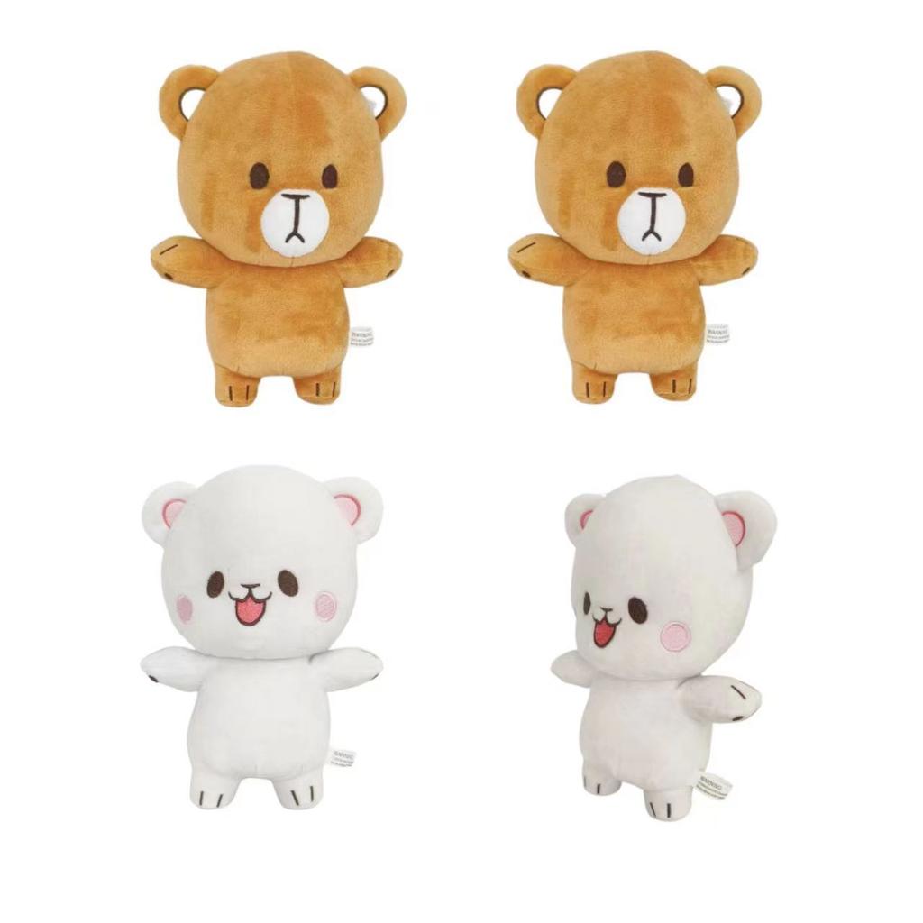 Milk Bear and Mocha Plush Cute Milk Bear Plush Doll