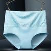 Нижнее белье больших размеров для женщин с высокой талией, женские трусики из хлопка, дышащие трусики для девочек, утягивающие трусы для живота, женские трусы