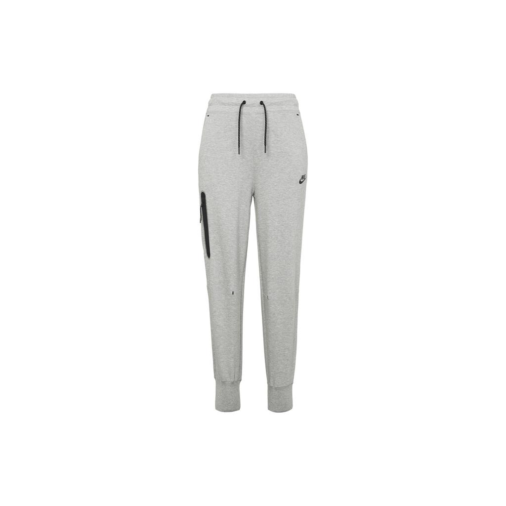 (WMNS) Спортивные штаны Nike Sportswear Tech Fleece на молнии, зауженные, с манжетами на ногах, темно-серые, женские CW4293-063