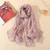 Sand Scarf, Summer Small Scarf, Versatile Small Silk Scarf, Chiffon Silk Scarf, Women's Thin Shawl